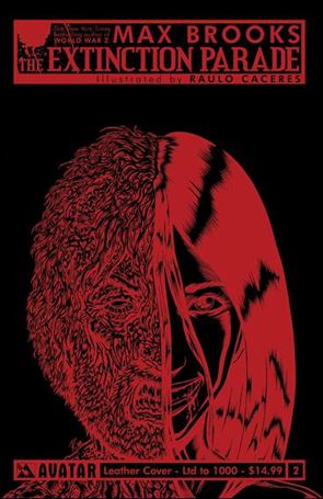 Extinction Parade issue 2-E Leather Cover 1/1000