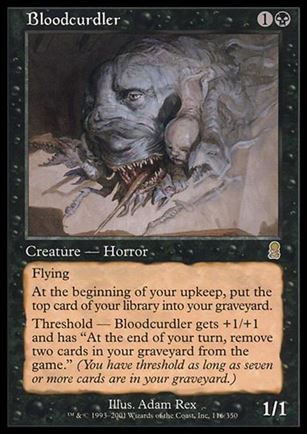 Magic the Gathering: Odyssey (Base Set) card 116 Bloodcurdler