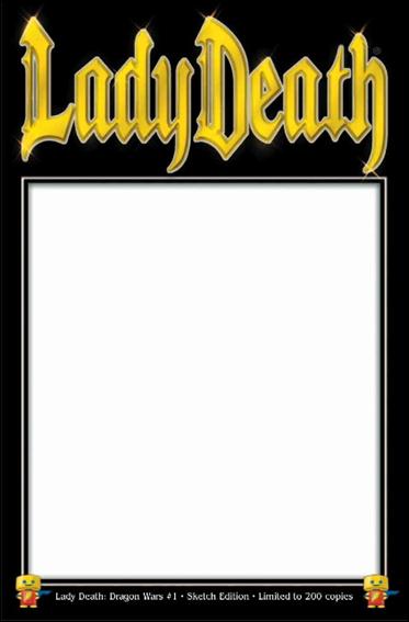 Lady Death: Dragon Wars issue 1-CM Sketch Edition Florida Supercon Cover 1/200