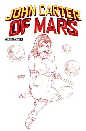 John Carter of Mars (2022) issue 3-K Joseph Michael Linsner 1:15 Red Line Art Cover