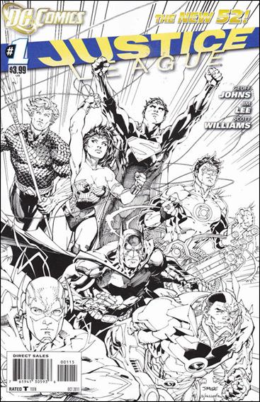 Justice League (2011) issue 1-N Jim Lee Cover (5th Printing)