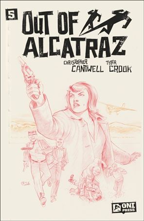 Out of Alcatraz issue 5-C Tyler Crook Sketchbook 1:10 Cover