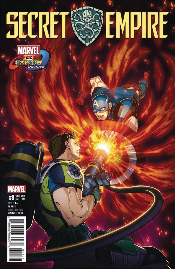 Secret Empire issue 8-E Keisuke Mizuno Marvel vs Capcom Cover