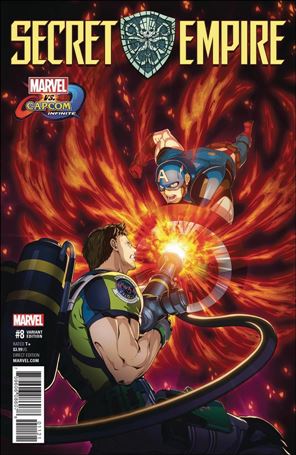 Secret Empire issue 8-E Keisuke Mizuno Marvel vs Capcom Cover