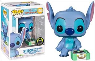 POP! Disney figure 1048-B Stitch with record player (Popcultcha Exclusive)