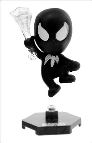 Marvel Grab Zags (Series 1) figure 6 Spider-Man (Black Costume)