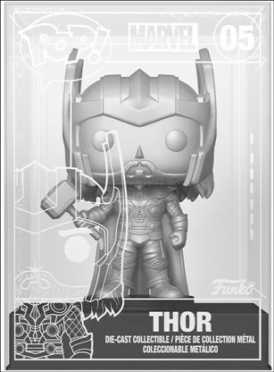 POP! Die-Cast figure 5-B Thor (Silver) Chase Funko Shop Exclusive