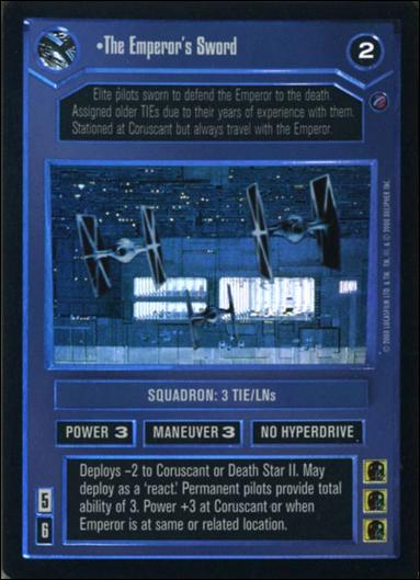 Star Wars: Reflections II: Expanding the Galaxy (Base Set) card 66 The Emperor's Sword