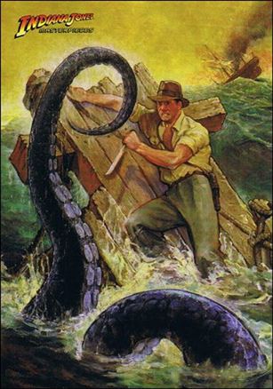 Indiana Jones Masterpieces (Base Set) card 78 Tentacles of Death
