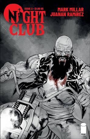 Night Club (2022) issue 3-B Juanan Ramirez B&W Cover