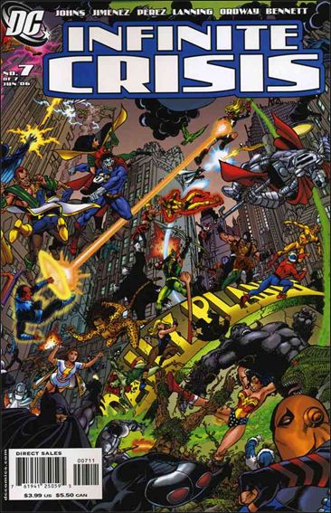 Infinite Crisis issue 7-B George Perez Cover