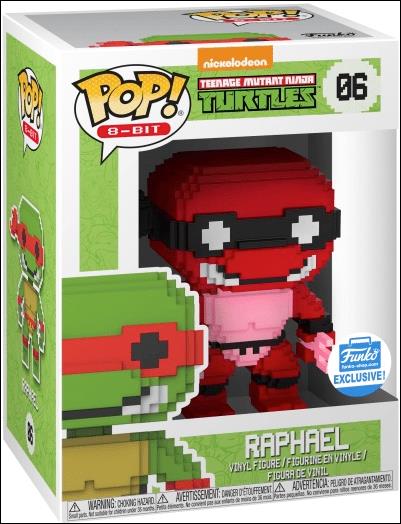 POP! 8-Bit figure 6-B Raphael (Red) Funko Shop Exclusive