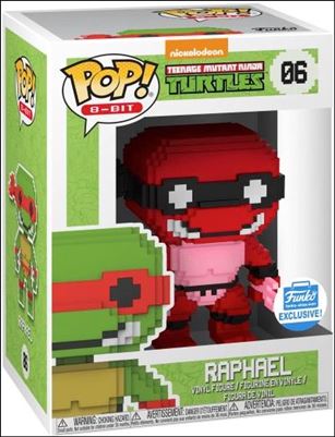 POP! 8-Bit figure 6-B Raphael (Red) Funko Shop Exclusive