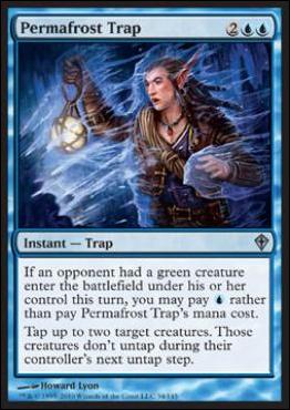 Magic the Gathering: Worldwake (Base Set) card 34 Permafrost Trap