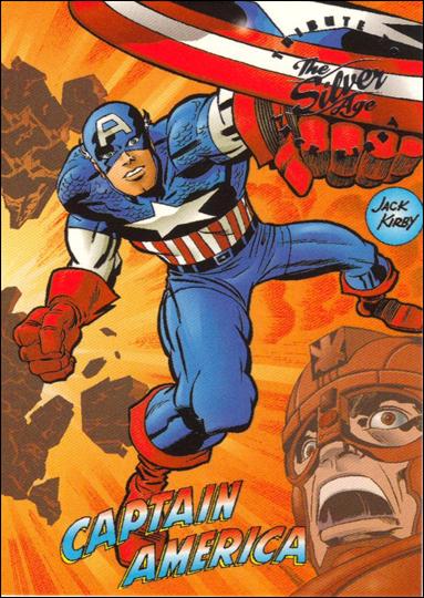 Marvel: The Silver Age (Jack Kirby Subset) card JK3 Captain America