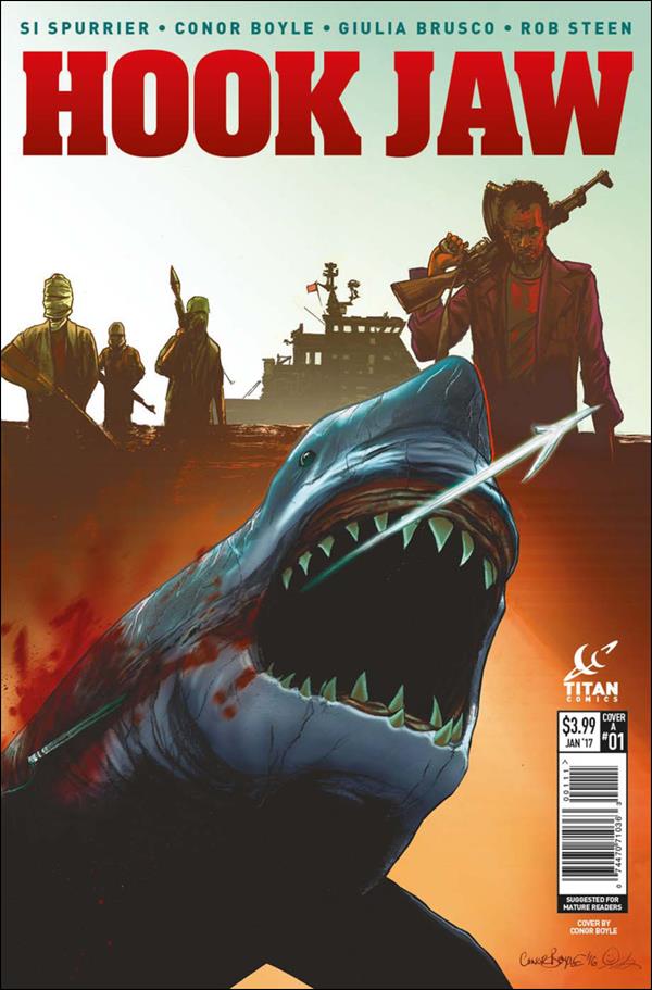 Hook Jaw issue 1 Conor Boyle Cover
