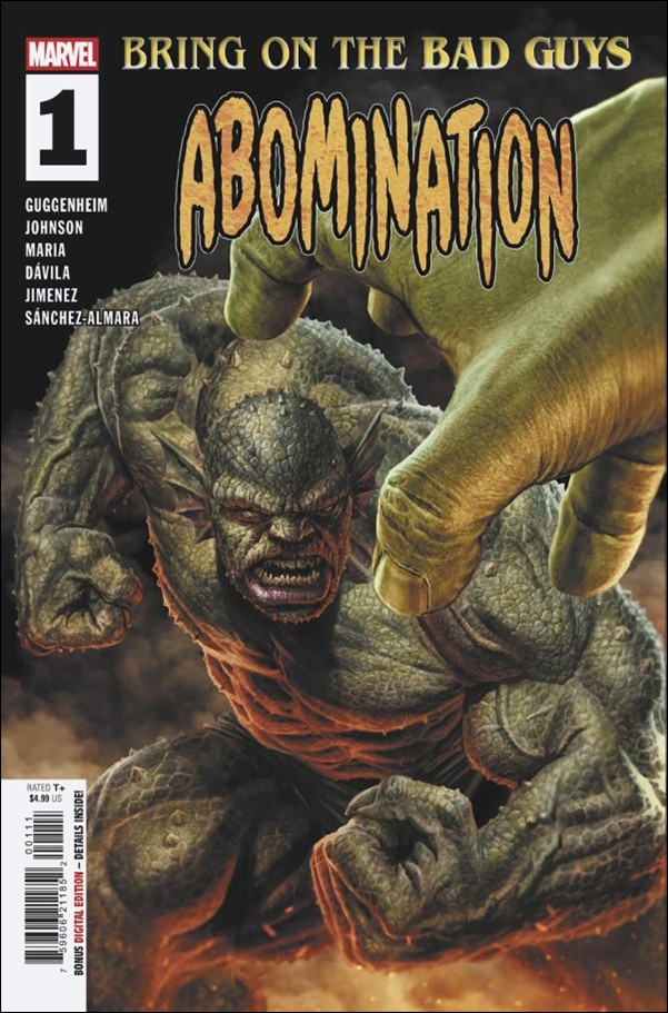 Bring on the Bad Guys: Abomination issue 1 Lee Bermejo Cover