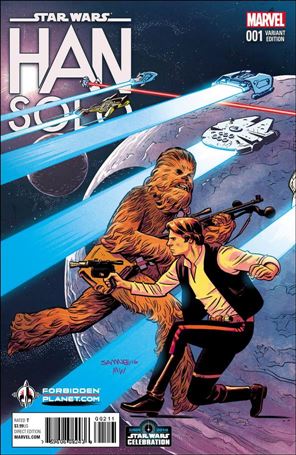 Han Solo issue 1-N Chris Samnee Forbidden Planet Cover 1/3000