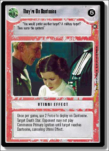 Star Wars: A New Hope Limited (Base Set) card 122 They're On Dantooine