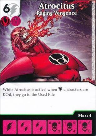 DC Comics Dice Masters War of Light card 76 Atrocitus: Raging Vengeance 