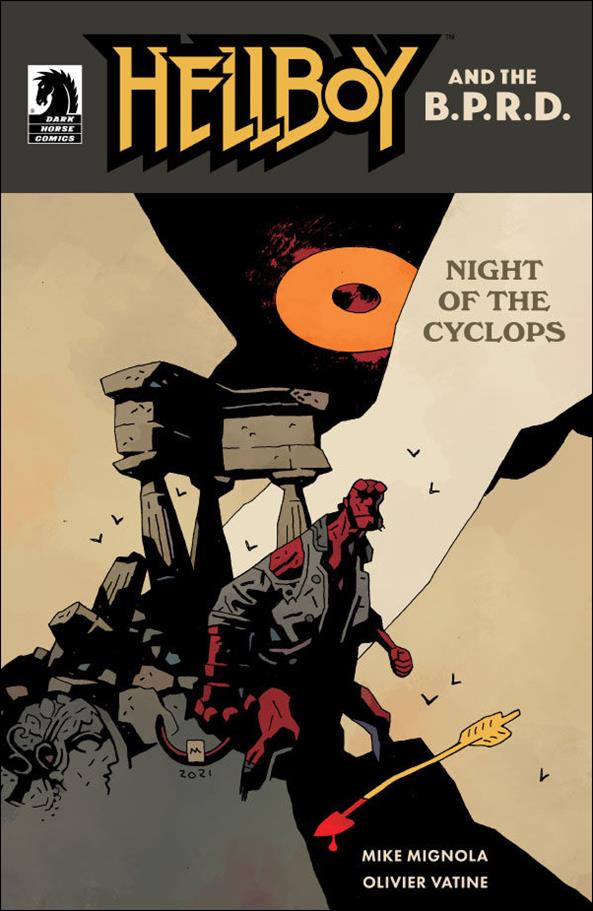 Hellboy and the B.P.R.D.: Night of the Cyclops issue 1-B Mike Mignola Cover