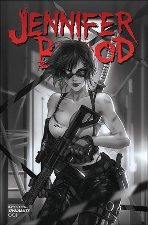 Jennifer Blood (2021) issue 1-J Leirix Li 1:15 Black & White Cover