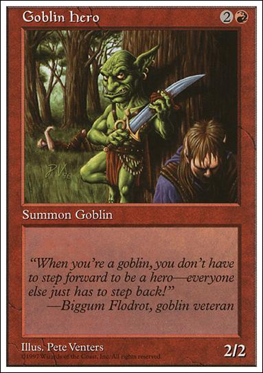 Magic the Gathering: 5th Edition (Base Set) card 236 Goblin Hero