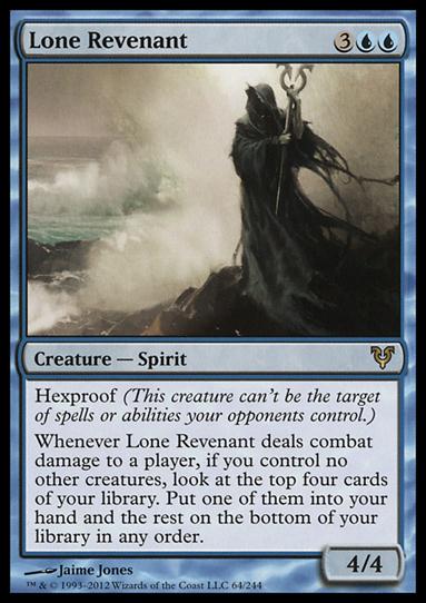 Magic the Gathering: Avacyn Restored (Base Set) card 64 Lone Revenant