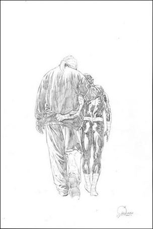 Ultimate Spider-Man (2000) issue 160-H Joe Quesada 1:200 Sketch Cover