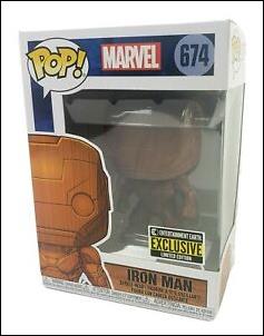 POP! Marvel figure 674 Iron Man (Wood)
