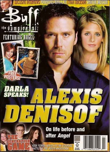 Buffy the Vampire Slayer Magazine issue 25 Wesley & Buffy Cover