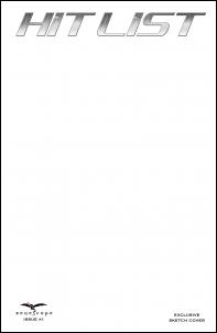 Hit List issue 1-F Blank/Sketch Cover