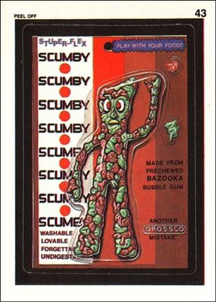 Wacky Packages (Base Set) card 43 Scumby