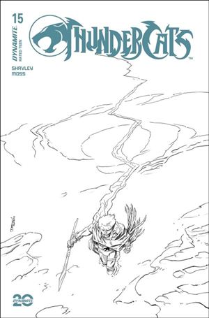 Thundercats (2024) issue 15-O Declan Shalvey B&W 1:10 Cardstock Cover