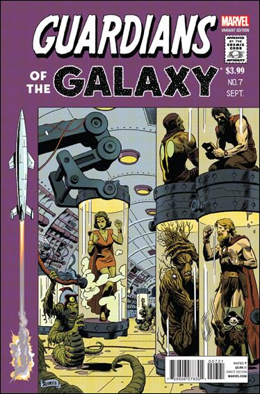 Guardians of the Galaxy (2013) issue 7-C Paolo Rivera 1:50 Cover