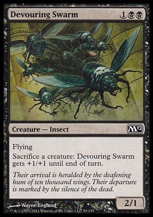 Magic the Gathering: 2012 Core Set (Base Set) card 91 Devouring Swarm