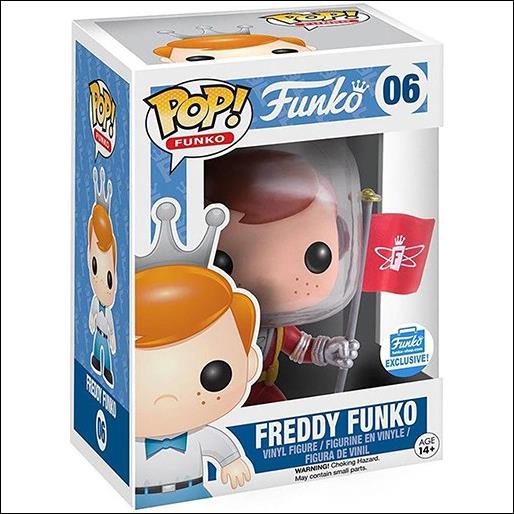 Pop! Funko - Freddy Funko figure 6 Freddy Funko (Astronaut with flag)
