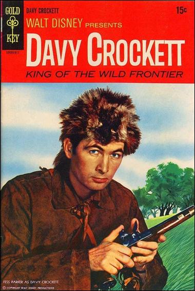 Davy Crockett (1963) issue 2 Fess Parker Photo Cover