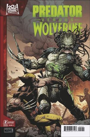 Predator vs. Wolverine issue 2-B Gary Frank Cover