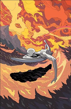 Death of the Silver Surfer issue 1-I Tradd Moore 1:25 Virgin Cover (Second Printing)