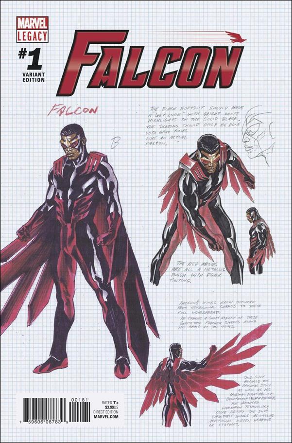 Falcon (2017) issue 1-G Alex Ross 1:100 Design Cover