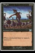 Magic the Gathering: 6th Edition (Base Set) card 113 Blight