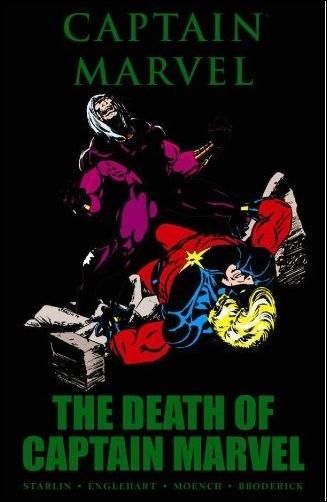 Captain Marvel: The Death of Captain Marvel issue nn Mass Market Dust Jacket
