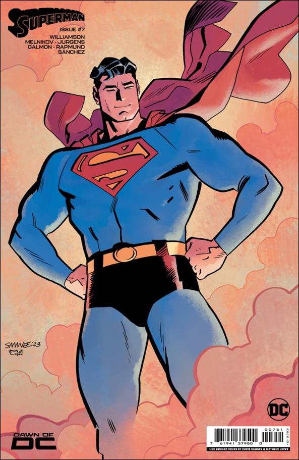 Superman (2023) issue 7-I Chris Samnee 1:50 Cardstock Cover