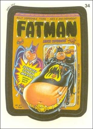 Wacky Packages (Base Set) card 34 Fatman