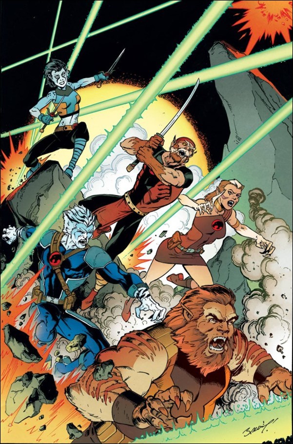 Thundercats: Lost issue 1-M Mark Bagley Foil Virgin 1:15 Cover