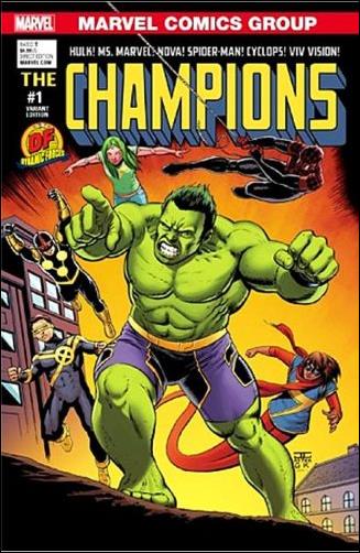 Champions (2016) issue 1-N John Cassaday Dynamic Forces Cover