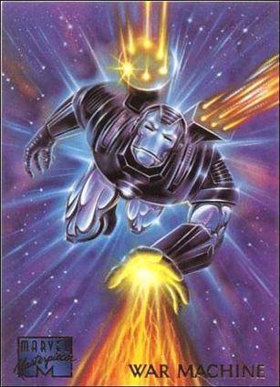 1995 Marvel Masterpieces (Base Set) card 110 War Machine
