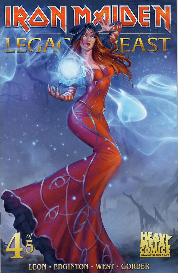 Iron Maiden Legacy of the Beast issue 4-C Navigator Games "Maiden" Cover