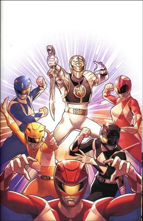 Mighty Morphin Power Rangers issue 40-E Jamal Campbell 1:40 Cover